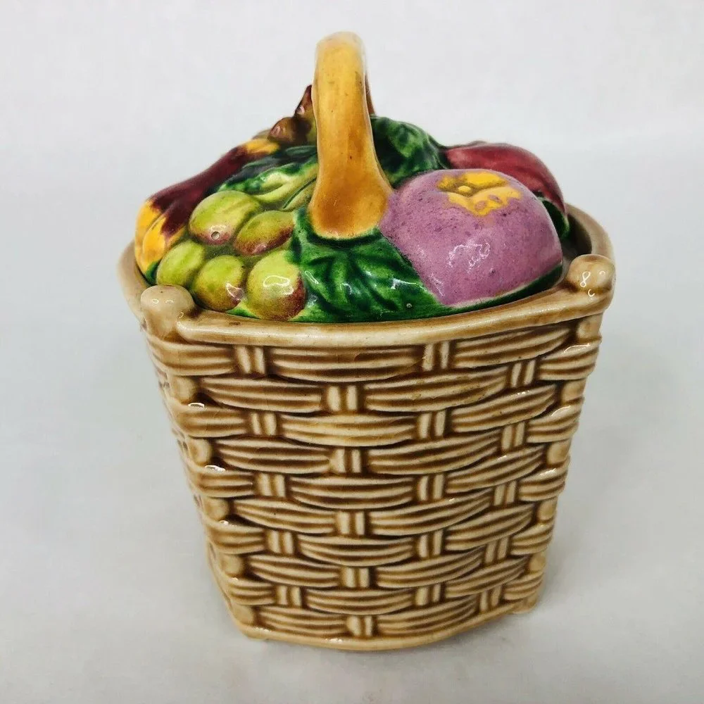 VTG Marutomoware Jelly Jam Pot Jar Ceramic Made‎ Oc